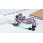 Custom Lanyards with telescopic pass holder
