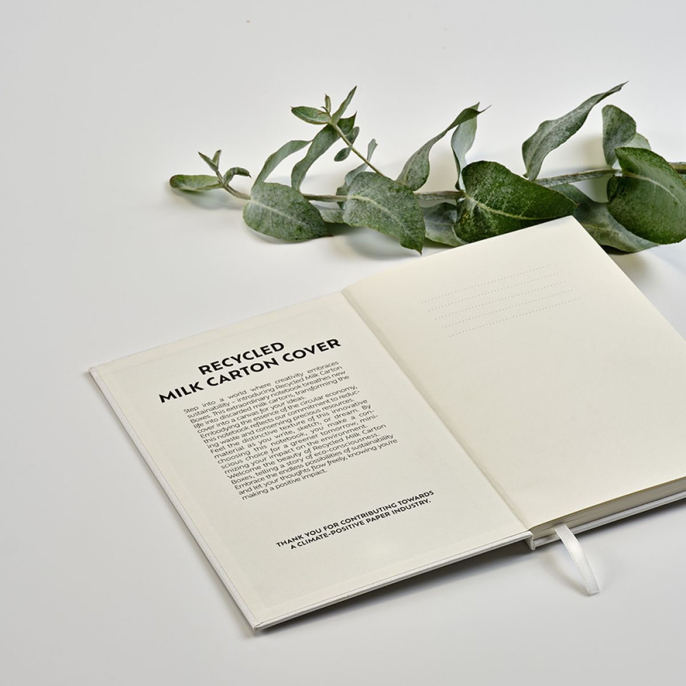 HUGO - Notebook A5 Recycled Milk Cartons 70 gsm