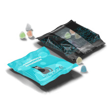 GUMMIES BAG L - Jelly candy mix bag, 75 x 90 mm