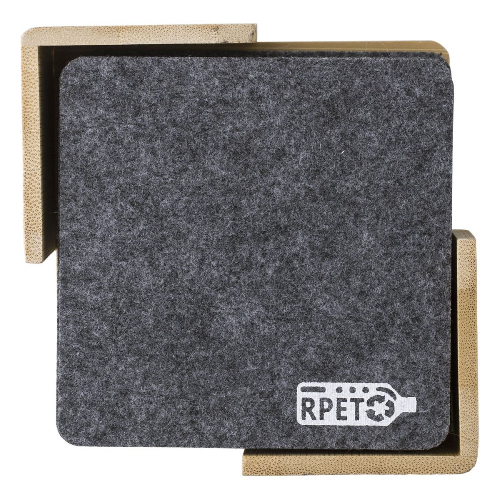 LAWRENCE - rPET felt coaster set