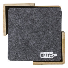 LAWRENCE - rPET felt coaster set