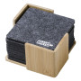 LAWRENCE - rPET felt coaster set LAWRENCE - rPET felt coaster set