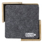 LAWRENCE - rPET felt coaster set LAWRENCE - rPET felt coaster set
