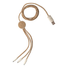 GEMMA - Stainless steel charging cable