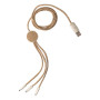 GEMMA - Stainless steel charging cable GEMMA - Stainless steel charging cable