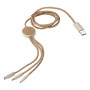 GEMMA - Stainless steel charging cable GEMMA - Stainless steel charging cable