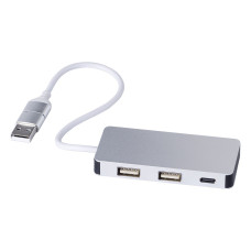 LAYTON - Recycled aluminium USB Hub