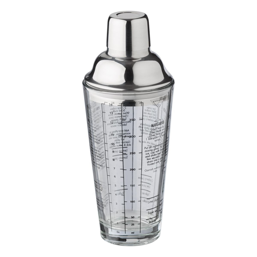 ADELA - Glass cocktail shaker (400 ml)