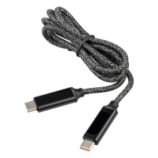 CLAUDIA - Nylon fabric charging cable 65W