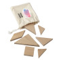 ULRIKE - Natural wooden tangram puzzle ULRIKE - Natural wooden tangram puzzle