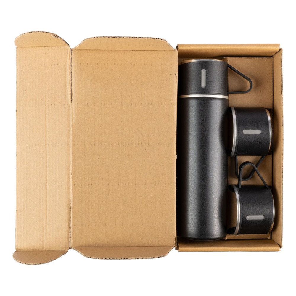 HERBERT - Stainless steel double walled bottle set (420 ml)