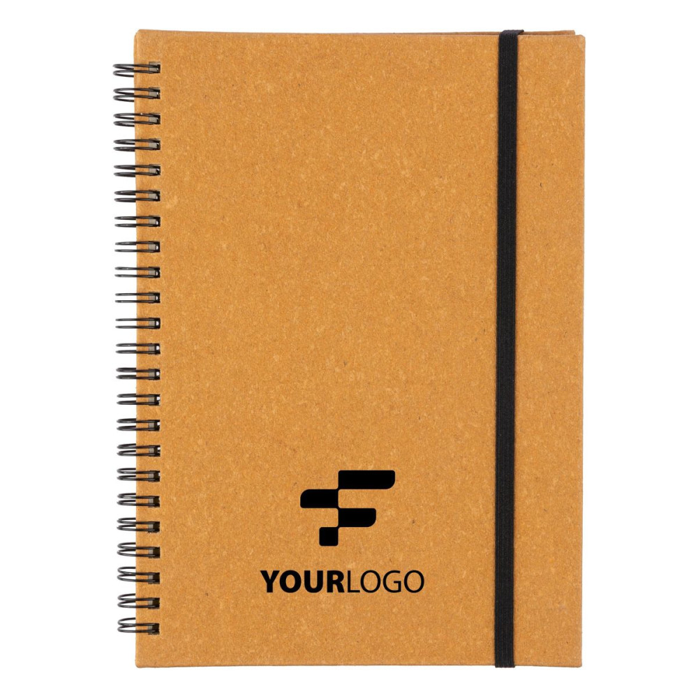EGON - Recycled leather notebook A5