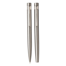 ROLLERBALL - Recycled stainless steel writing set Fritz