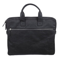 LILLIAN - Tomato leather laptop bag