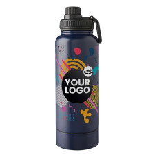 NATHANIEL - Stainless steel double-walled drinking bottle 1000 ml
