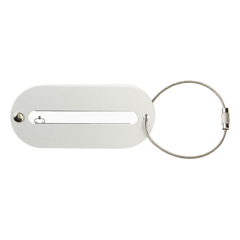 ISA - Aluminium luggage tag