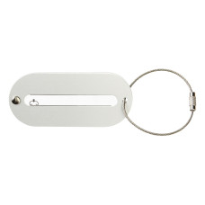 ISA - Aluminium luggage tag