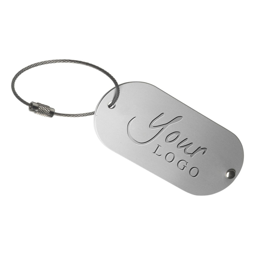 ISA - Aluminium luggage tag