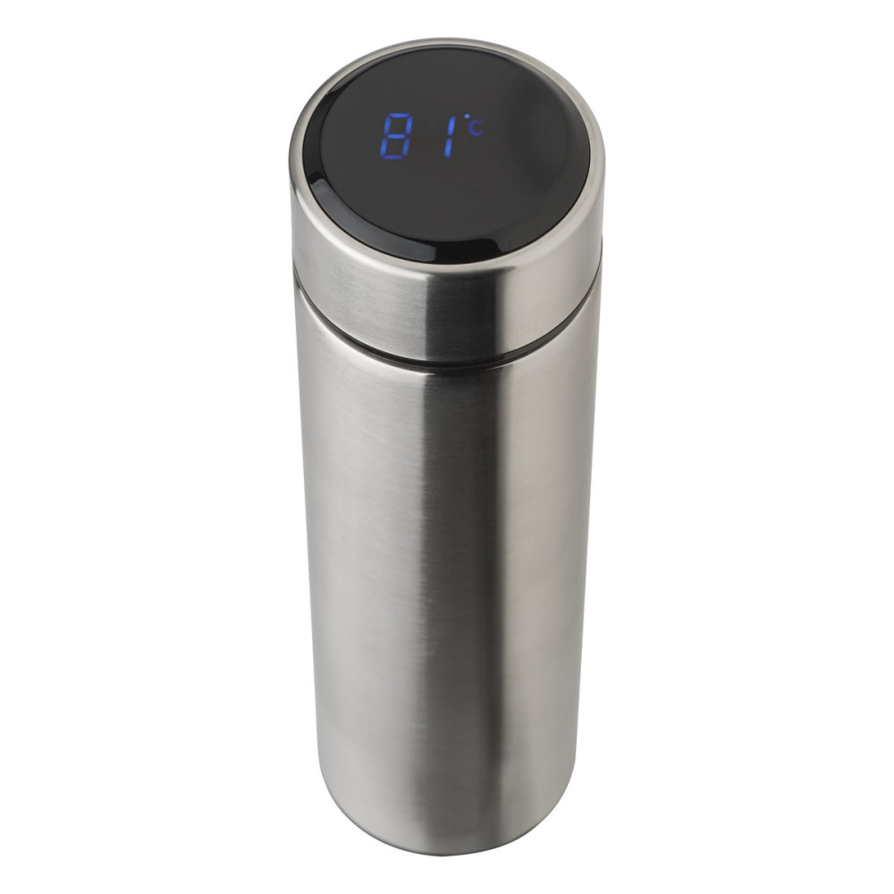 FATIMA - Stainless steel thermos bottle (450 ml) with LED display