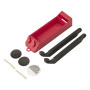 EMERIE - Bicycle tire repair set in plastic case EMERIE - Bicycle tire repair set in plastic case