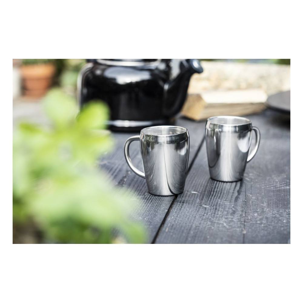 NAYA - Stainless steel double walled mugs