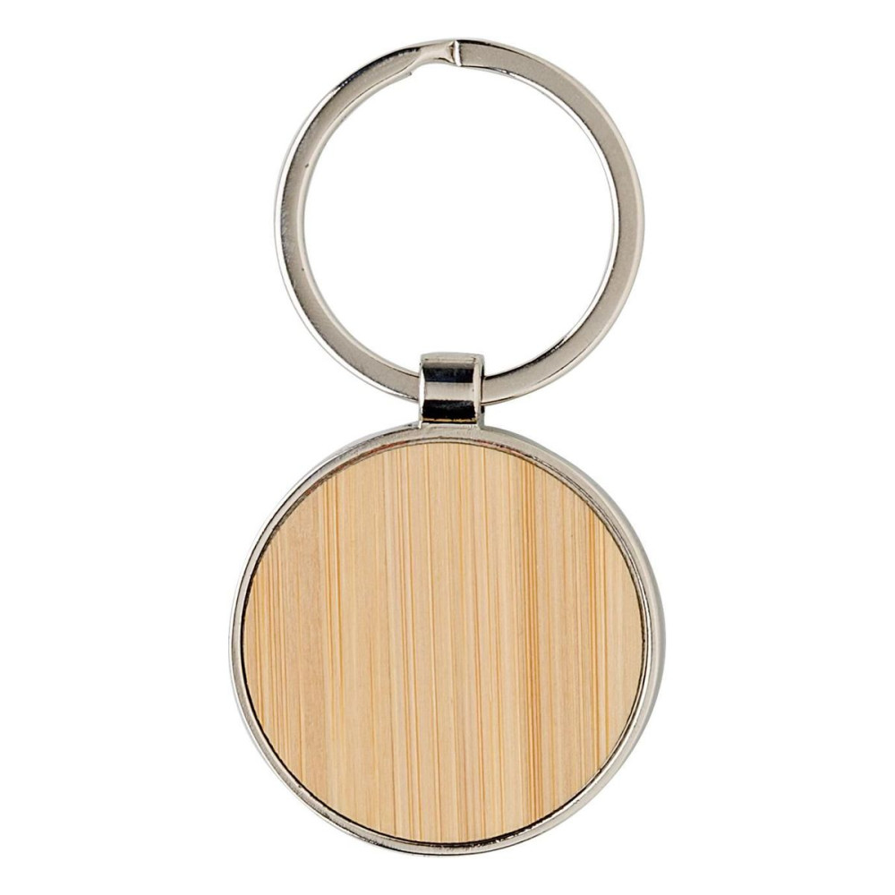 TILLIE - Bamboo and metal key chain