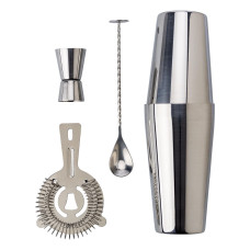 TATIANA - Stainless steel cocktail set
