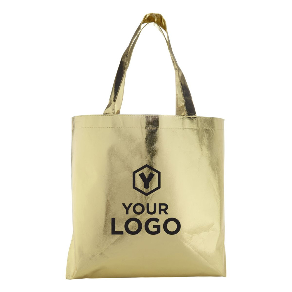 JOHNATHAN - Nonwoven (80 gr/m²) laminated shopping bag