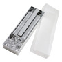 ALEXIA - Two glitter candles with glass holder ALEXIA - Two glitter candles with glass holder