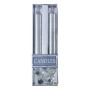ALEXIA - Two glitter candles with glass holder ALEXIA - Two glitter candles with glass holder