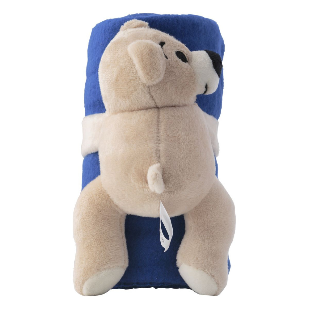 OWEN - Plush toy bear with fleece blanket
