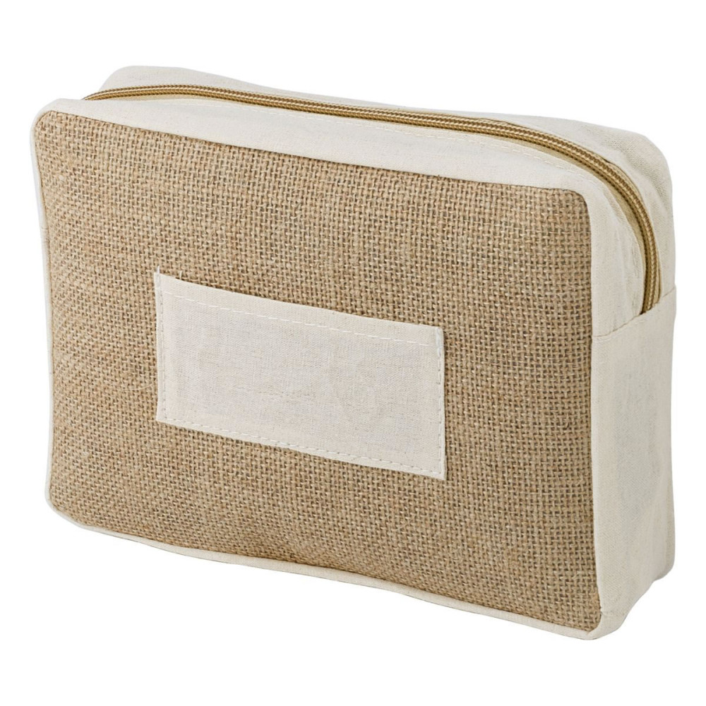 JULIAN - Jute toiletry bag