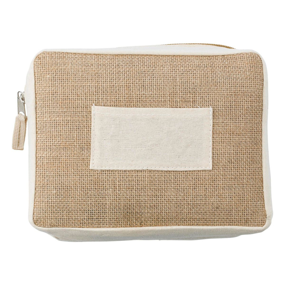 JULIAN - Jute toiletry bag