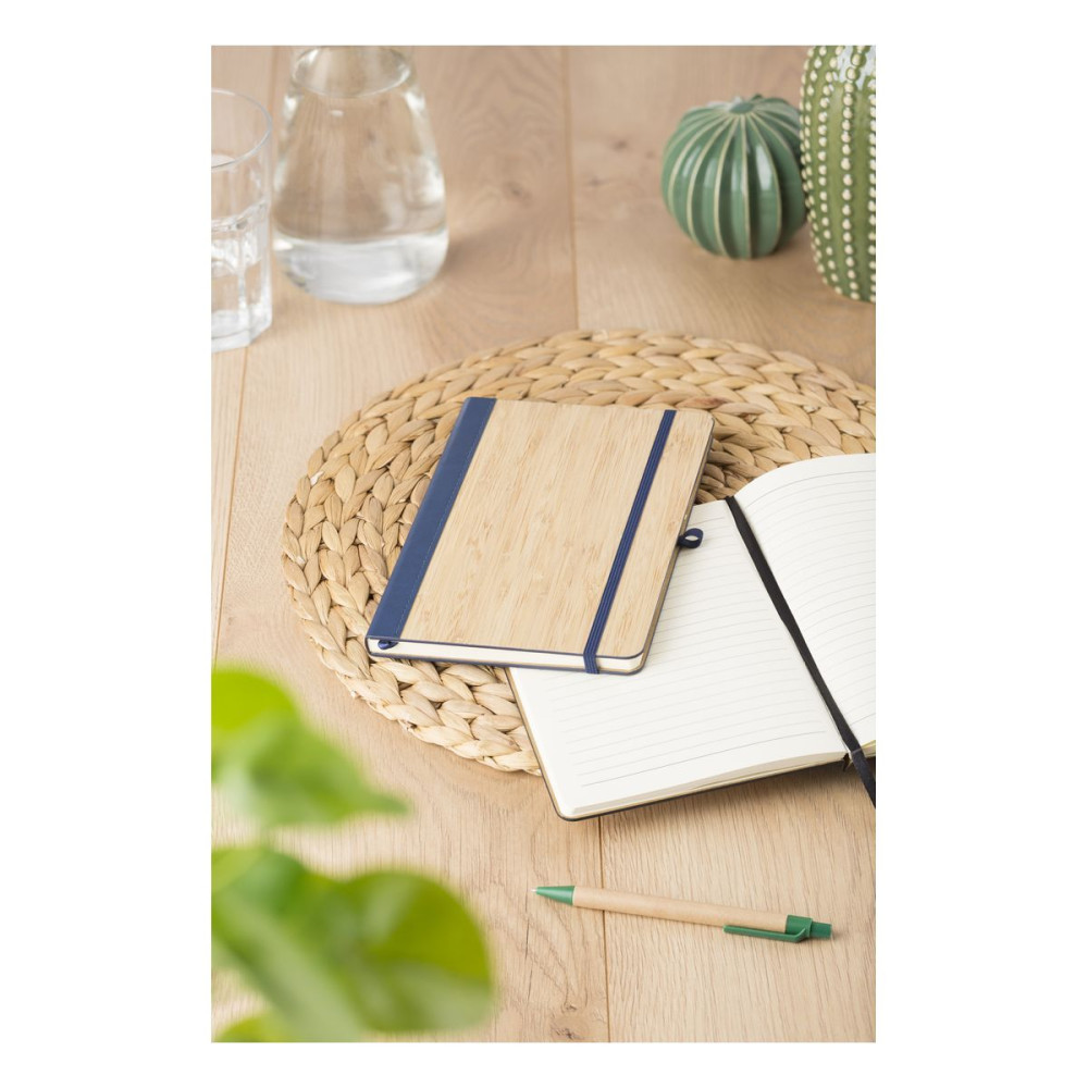 DORITA - PU and bamboo notebook