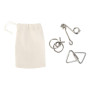 NILO - Cotton (80 gr/m²) pouch with games NILO - Cotton (80 gr/m²) pouch with games