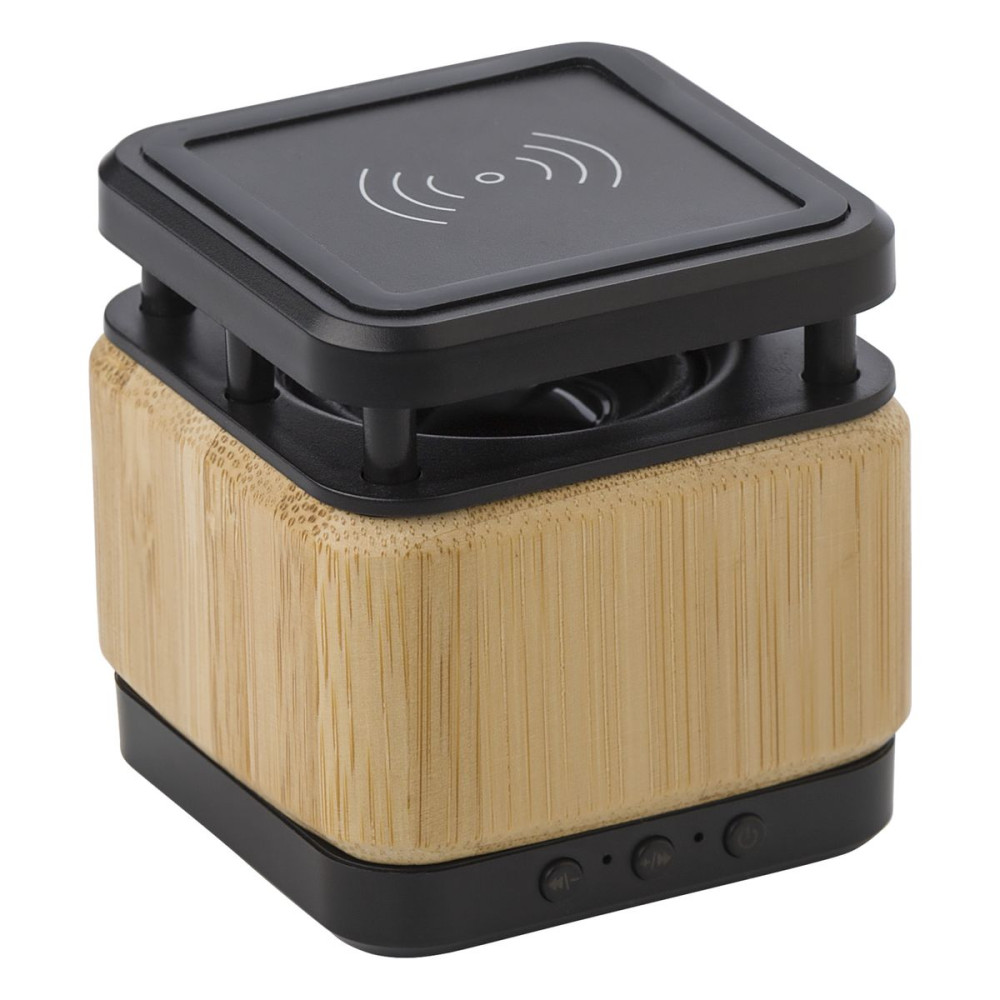 NOVA - Bamboo and ABS wireless speaker and charger