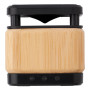 NOVA - Bamboo and ABS wireless speaker and charger NOVA - Bamboo and ABS wireless speaker and charger
