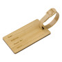SHAWN - Bamboo luggage tag SHAWN - Bamboo luggage tag