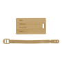 SHAWN - Bamboo luggage tag SHAWN - Bamboo luggage tag