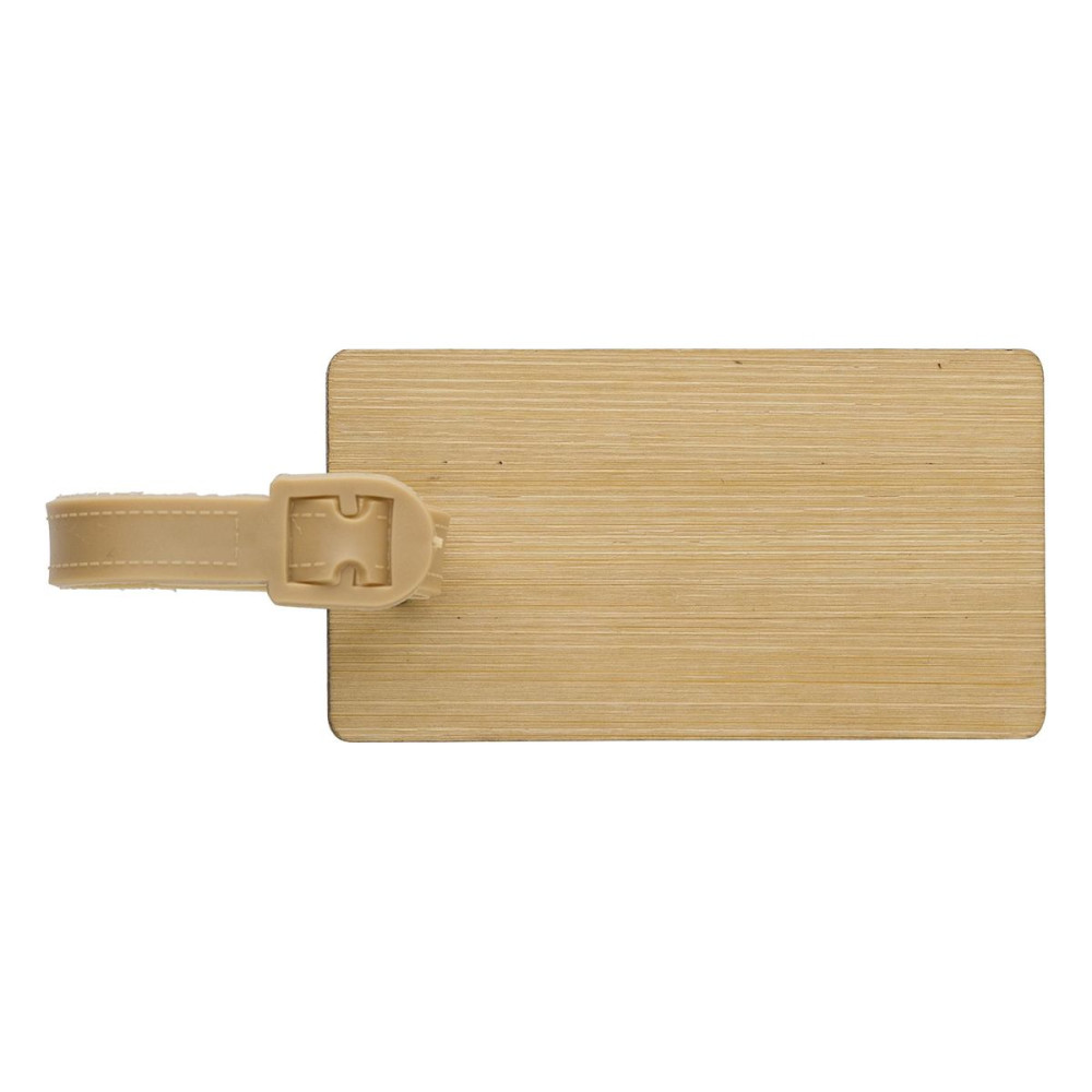 SHAWN - Bamboo luggage tag