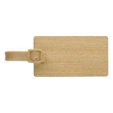 SHAWN - Bamboo luggage tag