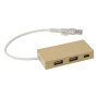 PAULO - Aluminium and recycled paper USB hub PAULO - Aluminium and recycled paper USB hub