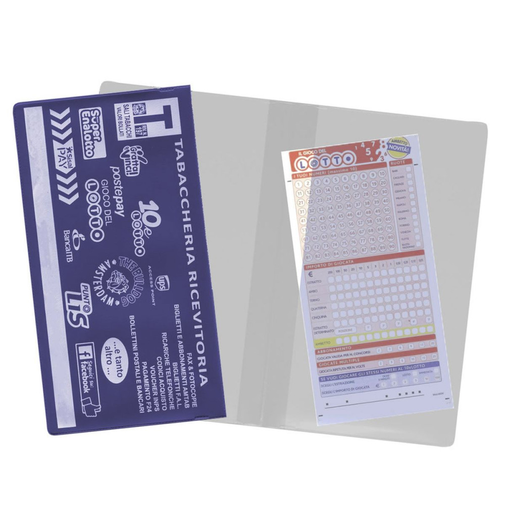 LOTTO TWO - sports and lottery betting slips holder with two doors