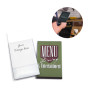 MENU SIMPLE M - medium menu holder with 4 envelopes MENU SIMPLE M - medium menu holder with 4 envelopes