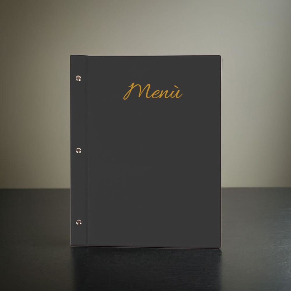 MENU MODERN L - hardbound PVC menu holder