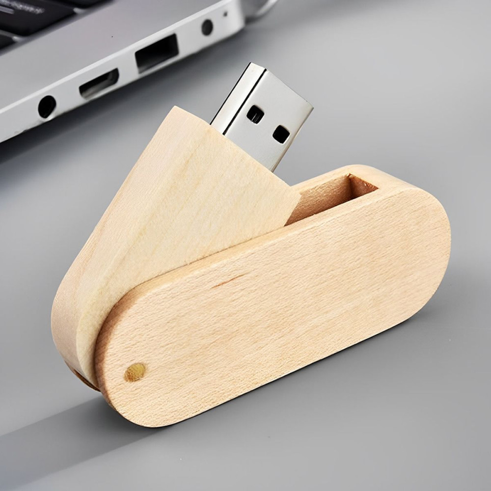 HIDDEN - Wooden USB stick