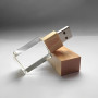 CRYSTAL WOOD - Crystal USB stick CRYSTAL WOOD - Crystal USB stick