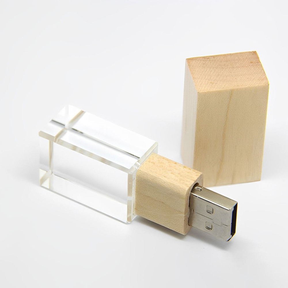 CRYSTAL WOOD - Crystal USB stick