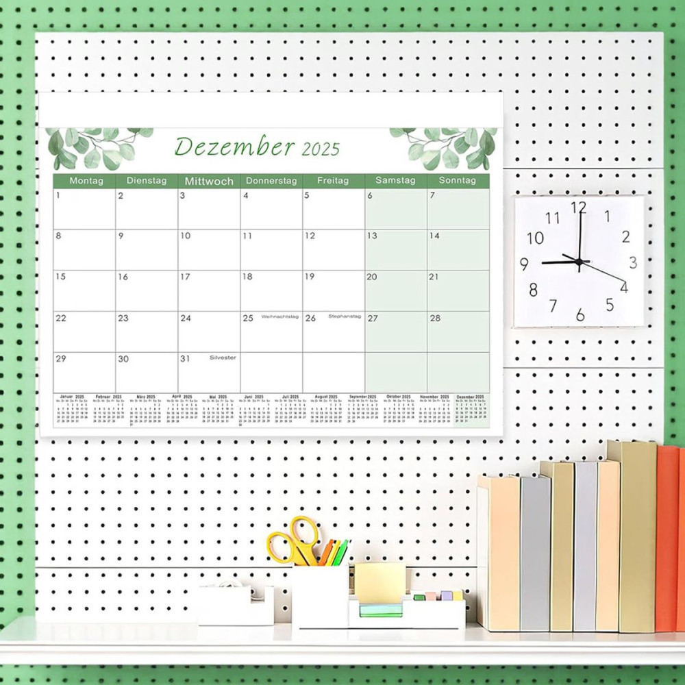 MONACO - 14-sheet wall calendar glued on top , 297x210 mm