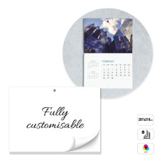 TALLINN - folding wall calendar, 297x210 mm